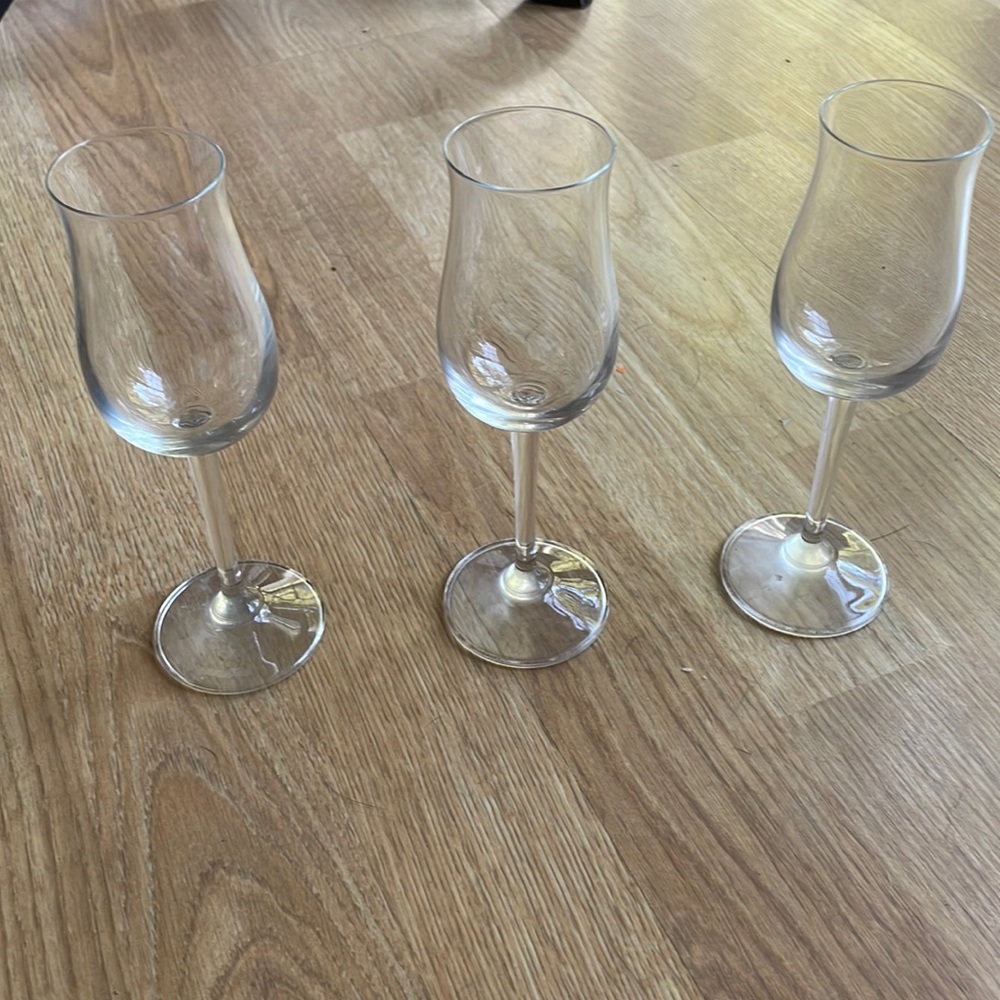3 Oberglas 1806 Vintage Tasting Glasses